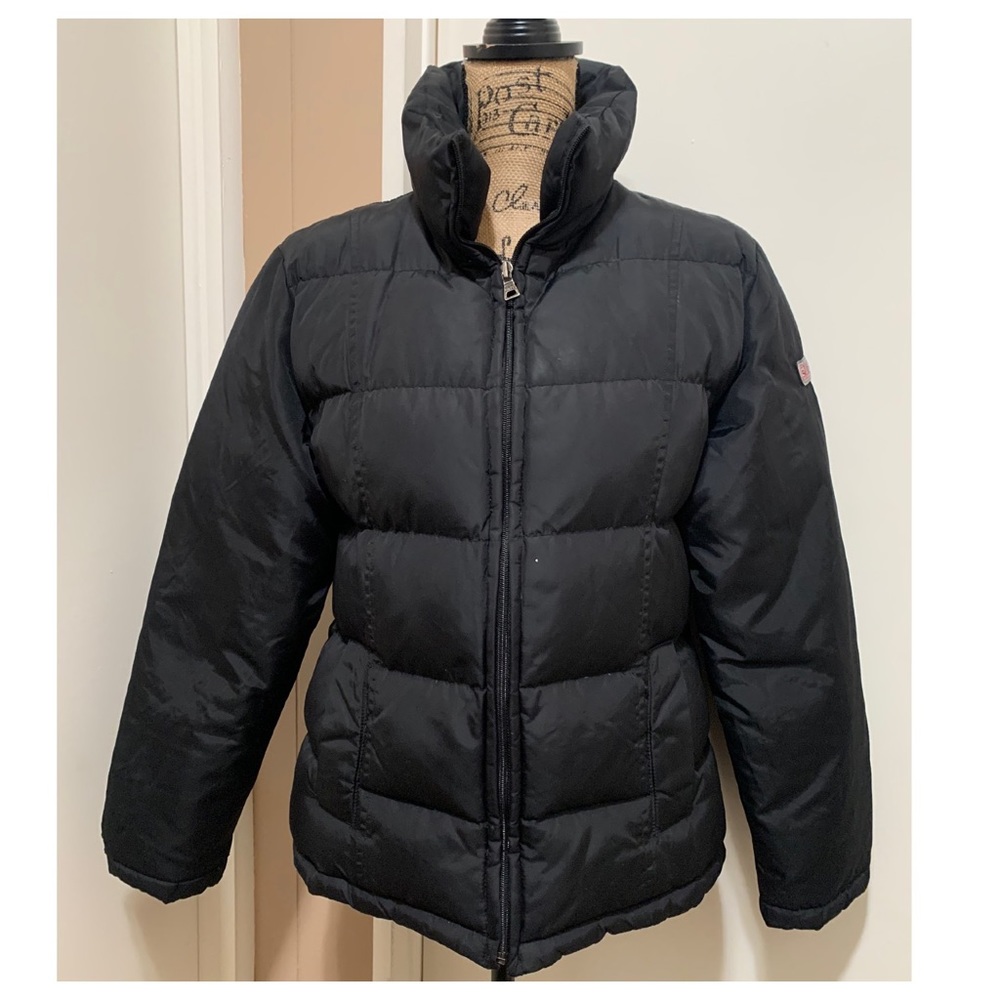 GUESS Womens Puffer Jacket Down Filled Black S
